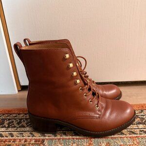 The Patti Lace-Up Boot- Size 7